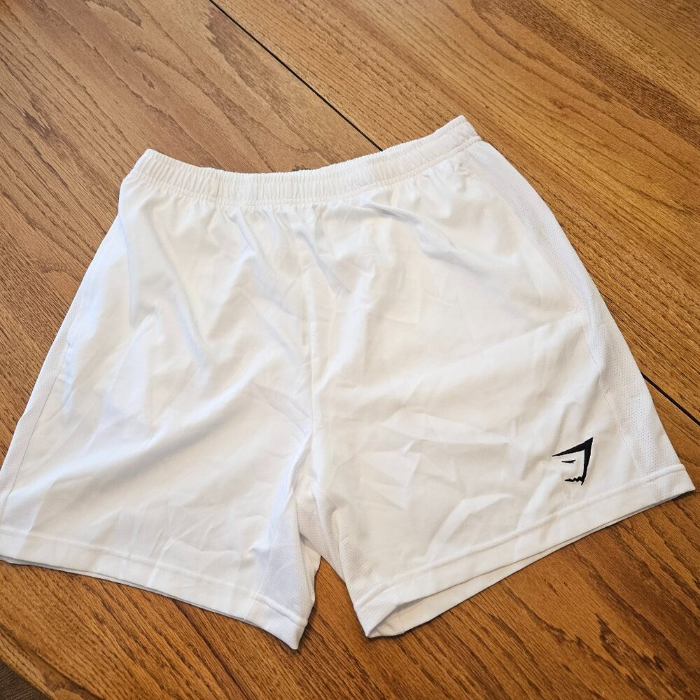 Gymshark Large White Shorts Brand New